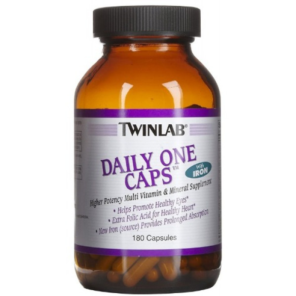 Twinlab Daily One Caps with iron - 180 капсул