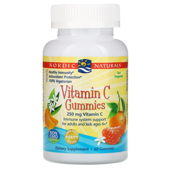 Nordic Naturals Vitamin C Gummies - 60 жувальних таблеток