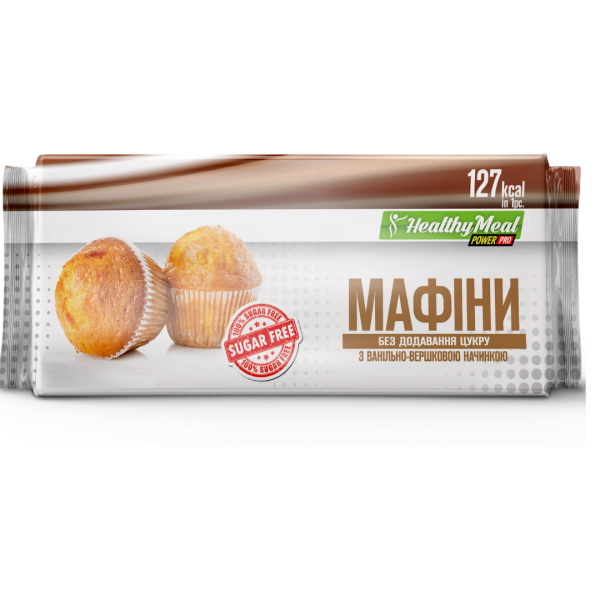 Power Pro Маффин ванильно-сливочный - 70 г