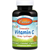 Carlson Labs Kid's Chewable Vitamin C 250 mg 1 g of Sugars 60 таблеток