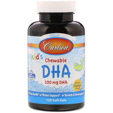 Carlson Labs Kid's Chewable DHA 100 mg - 120 капсул