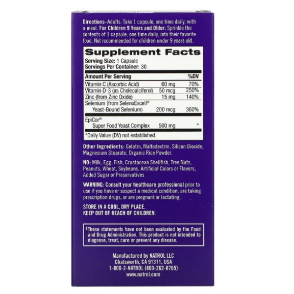 Natrol Immune Boost – 30 капсул