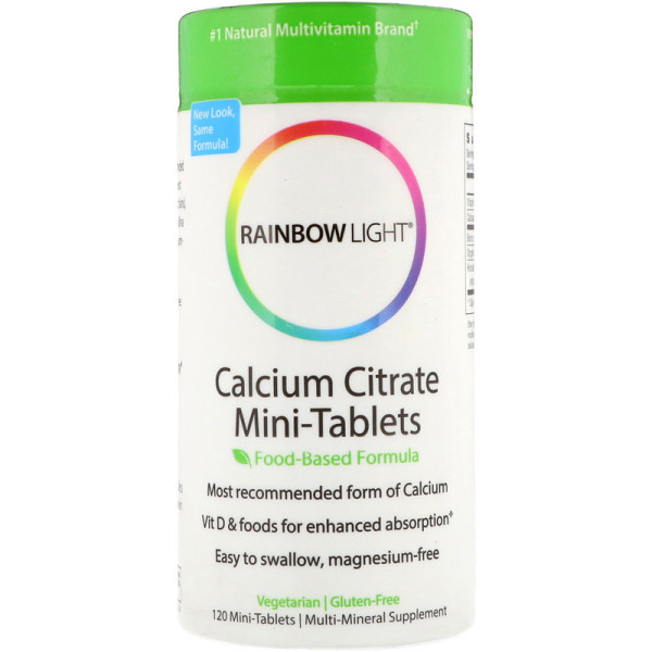 Rainbow Light Calcium Citrate Mini-Tablets - 90 міні-таблеток