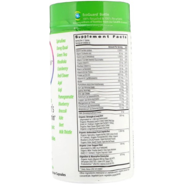 Rainbow Light Certified Women's Multivitamin - 120 вегетаріанських капсул