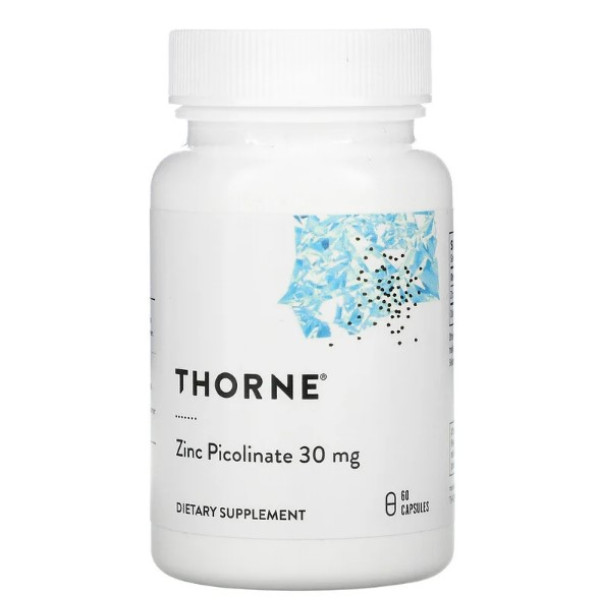 Thorne Research Zinc Picolinate 30 mg - 60 капсул
