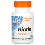 Doctor's BEST Biotin 10,000 mcg - 120 вегетарианских капсул