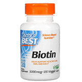 Doctor's BEST Biotin 5,000 mcg 60 вегетарианских капсул