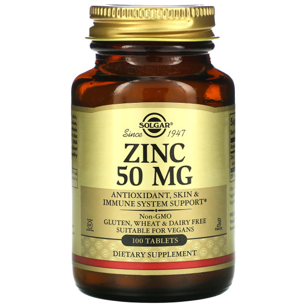 Solgar Zinc 50 mg - 100 таблеток