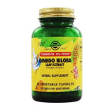 Solgar Ginkgo Biloba Leaf Extract - 60 капсул Solgar Ginkgo Biloba Leaf Extract - 60 капсул