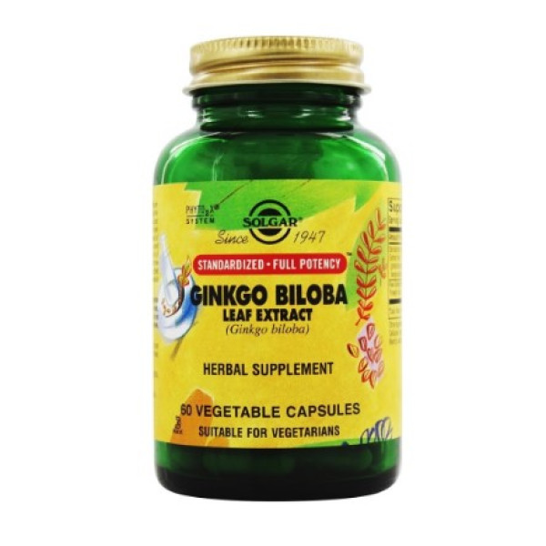 Solgar Ginkgo Biloba Leaf Extract - 60 капсул