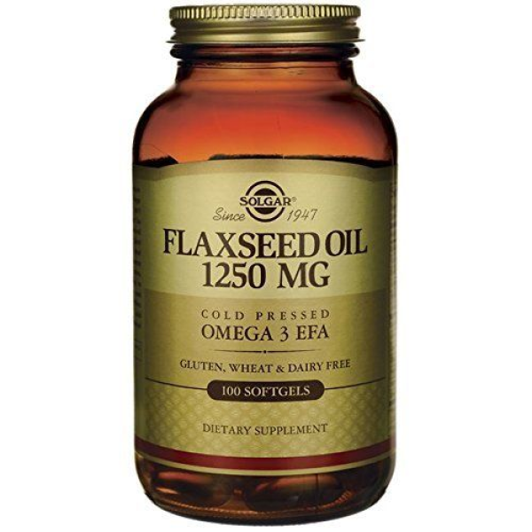 Solgar Flaxseed Oil 1250 mg - 100 капсул