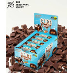 Блок Батончиків FitWin Coco Caramel з начинкою Шоколад 40 г по 20 шт (без цукру)