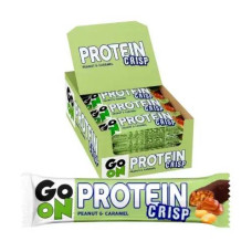 Блок Батончиків Go On Crisp Bar with Арахіс та карамель (peanut&Caramel) - 24 шт - 50 грам