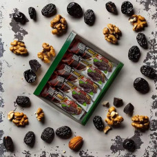 Блок батончиків Power Pro 36% горіх Nutella чорнослив та волоський горіх (60 грам) - 20 шт