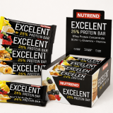 Блок протеиновых батончиков NUTREND EXCELENT  PROTEIN BAR 25% - 18 шт 85 грамм Микс из разных вкусов