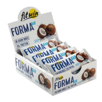 Блок Протеїнових батончиків FitWin FORMA Bar, 12 шт по 60 гр Кокос (без цукру)
