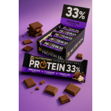Блок протеїнових батончиків Go On Nutrition Protein Bar 33% 25x50 g (Chocolate)Шоколад - 50 г блок - 25 штук(без цукру)