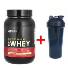 Сироватковий протеїн Optimum nutrition 100% Whey Gold Standard 907 грамм (+ Шейкер в подарунок)