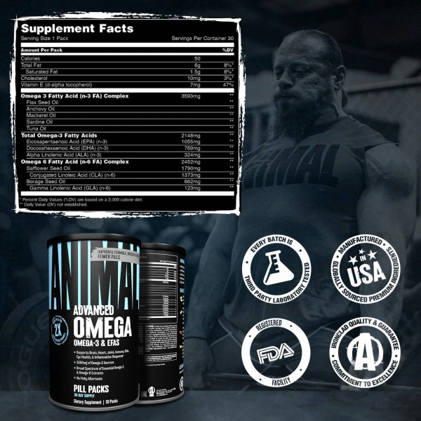 Жирні кислоти Universal Nutrition Animal Omega (30 pack) Жирні кислоти Universal Nutrition Animal Omega (30 pack)
