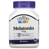 Мелатонін 21st Century Melatonin 3 мг 90 таблеток Мелатонін 21st Century Melatonin 3 мг 90 таблеток