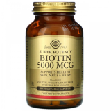 Биотин Solgar (Biotin) 5000 мкг 100 капсул