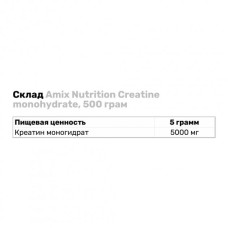 Креатин Amix Nutrition Creatine monohydrate, 500 грам