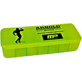 Таблетка Muscle Pharm Arnold Pill Box 7 Section Black-Green Таблетка Muscle Pharm Arnold Pill Box 7 Section Black-Green