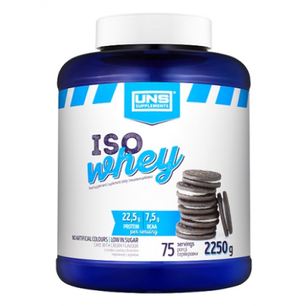 СЫВОРОТОЧНЫЙ ИЗОЛЯТ UNS ISO WHEY, 2.25 КГ