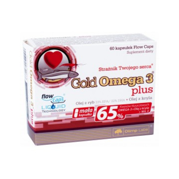 Olimp Nutrition Gold Omega 3 65% vit. E (60 капс)