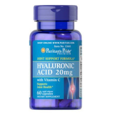 ГІАЛУРОНОВА КИСЛОТА, HYALURONIC ACID, PURITAN'S PRIDE, 20 МГ, 60 КАПСУЛ