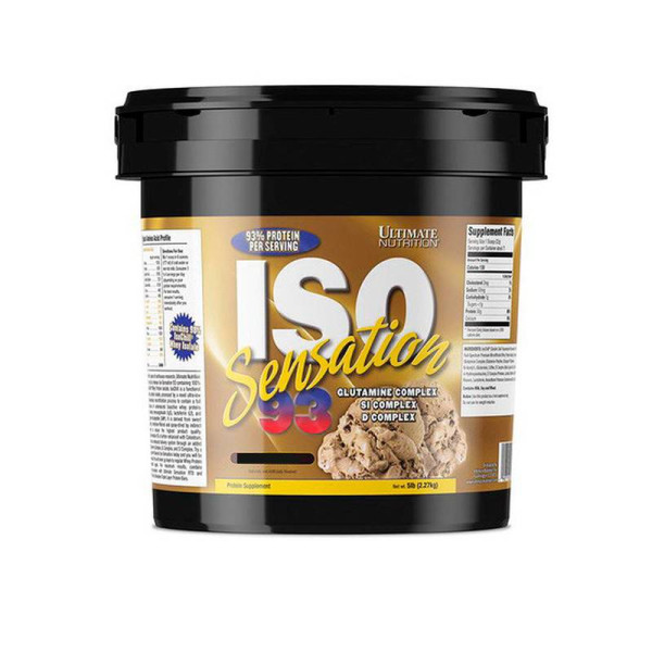 Сироватковий ізолят протеїну Ultimate Nutrition ISO Sensation 93 (2270 г)