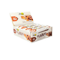 Блок батончиків FitWin YUMMY Bar 36% Без цукру, 12*55 грам - Шоколад-карамель