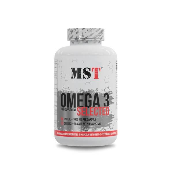 Жирні кислоти MST Omega 3 Selected 55%, 120 капсул