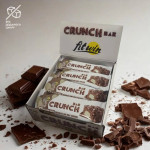 Блок Батончиків FitWin Crunch Bar 25% Шоколад-молочна карамель, 12шт по 50 грам(без цукру)