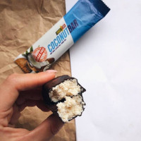 Блок батончиків Power Pro Coconut Bar Sugar Free 50 гр, 20 шт/уп - Кокос (без цукру)