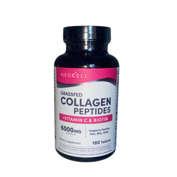 Коллаген с витамином С и биотином NeoCell Super Collagen + Vitamin C & Biotin 180 таблеток