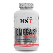 Жирні кислоти MST Omega 3 Selected 55%, 240 капсул