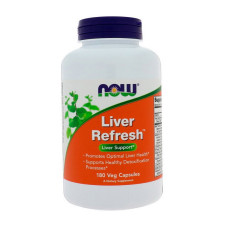 Комплекс для поддержки печени NOW Foods "Liver Refresh" с расторопшей (180 растительных капсул)