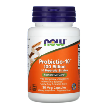 Пробіотики та пребіотики NOW Probiotic-10 100 billion, 30 вегакапсул