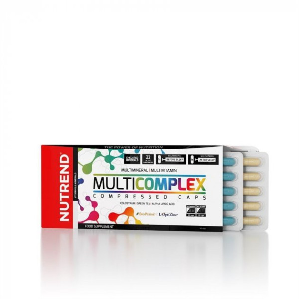 Витамины и минералы Nutrend MultiComplex Compressed, 60 капсул