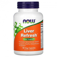 Комплекс для підтримки печінки NOW Foods "Liver Refresh" з розторопшою (90 рослинних капсул)