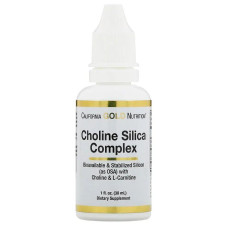 Генератор колагену California Gold Nutrition Choline Silica Complex 30 мл