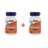 Комплект 30+30 Риб'ячий жир Now Omega-3 1000 mg Molecularly Distilled Softgels 30 капс Комплект 30+30 Риб'ячий жир Now Omega-3 1000 mg Molecularly Distilled Softgels 30 капс