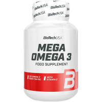 Жирні кислоти BioTech USA ОМЕГА-3 Mega Omega 3 (180 капсул)