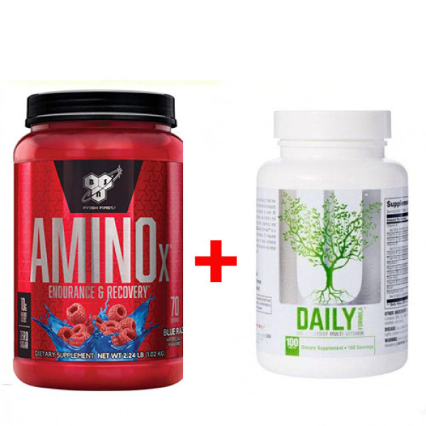 Комплект BSN - Amino X 1kg + Daily formula 100 tabl