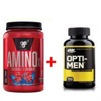 Комплект BSN – Amino x 70 порций + Optimum Opti-men 150 табл