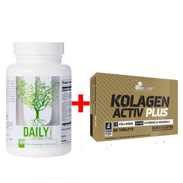 Комплект Universal daily formula 100 + Olimp Kolagen Activ Plus  80 tabl 