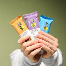 Блок Батончиків FitWin Protein Bar 33%, 12 шт x60 грам MIX смаків (без цукру)