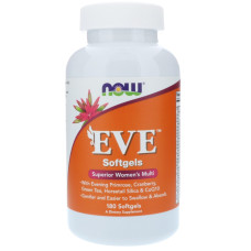 Вітаміни для жінок Now Eve Women's Multiple Vitamin Softgels 180 гель. капсул