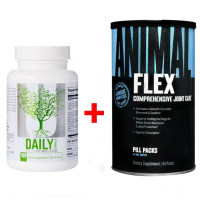 Комплект Universal Nutrition Daily Formula (100 таб) + Animal Flex (44 пак)